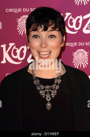 Olivia Williams à la soirée VIP pour le Cirque du Soleil, la nouvelle production "Kooza" au Royal Albert Hall, Londres - 8 janvier 2013 Photo par Keith Mayhew Banque D'Images