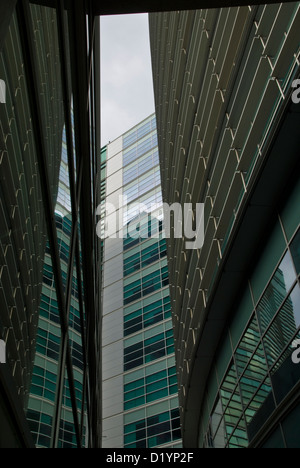 Les bâtiments modernes dans un quartier résidentiel près de l'Aquarium de l'Europe Portugal Lisbonne Banque D'Images