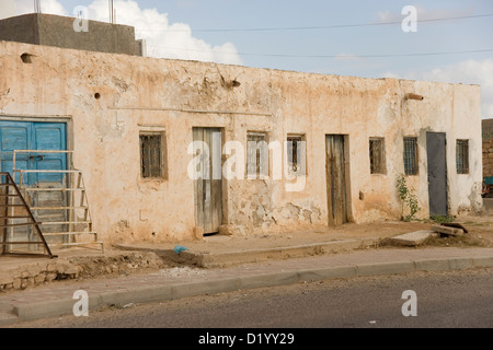 La ville de Guellala sur l'île de Djerba en Tunisie Banque D'Images