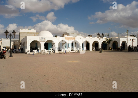 La ville de Guellala sur l'île de Djerba en Tunisie Banque D'Images