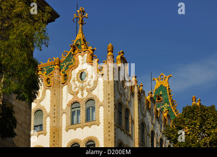 Bâtiment de style Art nouveau de la Banque Postale, Budapest, Hongrie, Europe Banque D'Images