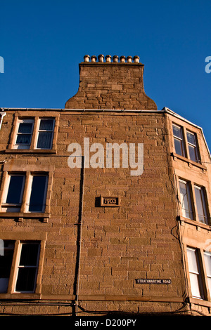 Un grand immeuble rénové en 1903 étudiant moderne à Aberdeen, Royaume-Uni Banque D'Images