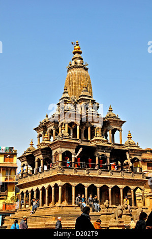 Temple Durbar Square Patan Népal Banque D'Images