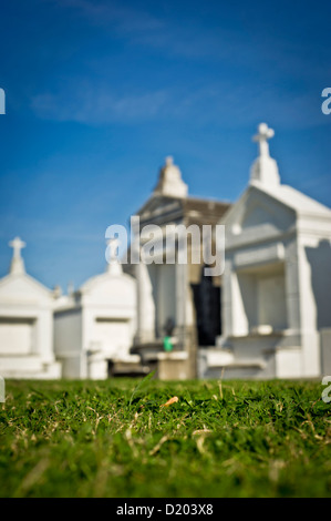 Un cimetière au-dessus du sol à la Nouvelle Orléans, Louisiane. Banque D'Images