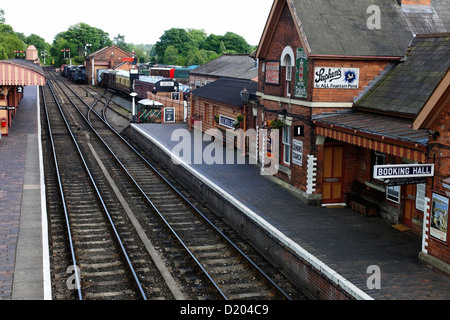 La station de chemin de fer Bp 18 Severn Ralley Bewdley UK Worcestershire Banque D'Images