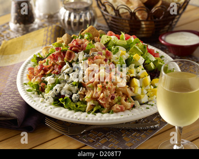 Salade Cobb au homard Banque D'Images