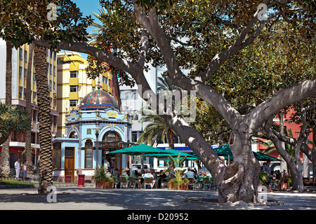 Café Art nouveau dans le parc, Parque San Telmo, Las Palmas, Gran Canaria, Îles Canaries, Espagne, Europe Banque D'Images