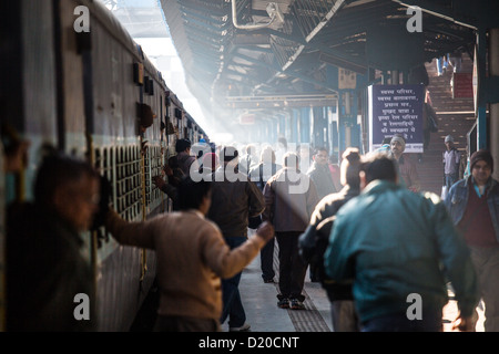 New Delhi Raliway Station, New Delhi, Inde Banque D'Images