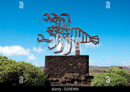 Signe, Jameos del Agua, architecte César Manrique, Lanzarote, Canary Islands, Spain, Europe Banque D'Images