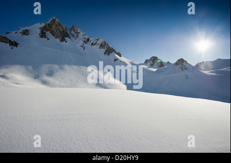 Montagne, Tignes, Val d'Isère, Savoie, Rhone-Alpes, France Banque D'Images