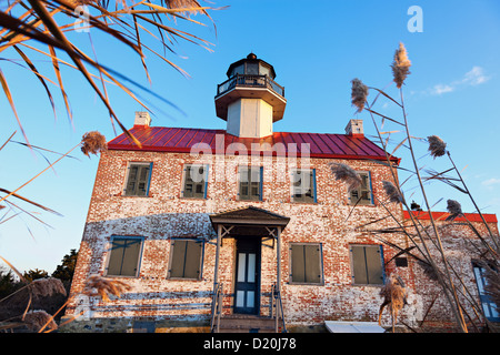 Phare d'East Point dans le New Jersey Banque D'Images