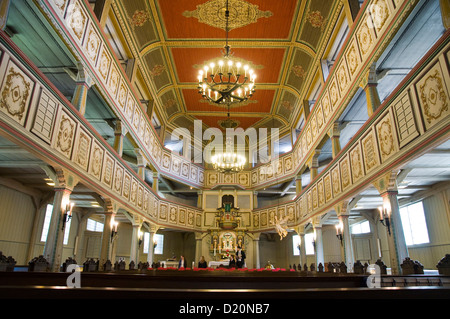 Intérieur de l'église, Bad Lauterberg, Harz, Basse-Saxe, Allemagne Banque D'Images