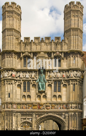 La Cathédrale de Canterbury Christ Church Gate Angleterre Kent Banque D'Images