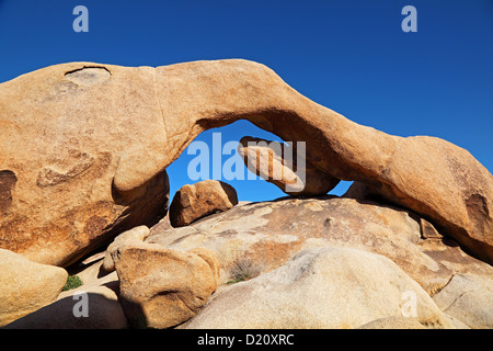 Arch Rock, le parc national de Joshua Tree, California, USA Banque D'Images