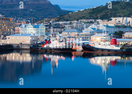 Les quais commerciaux à Victoria and Alfred Waterfront, Cape Town Banque D'Images