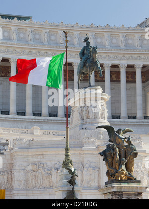 Monument natinal Monumento Vittorio Emanuele II, Piazza Venezia, Rome, Latium, Italie Banque D'Images