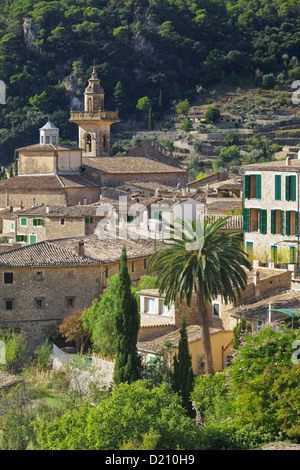 Avis de Valldemossa, Mallorca, Espagne Banque D'Images