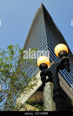 USA Illinois Chicago 333 West Wacker Drive Building Banque D'Images