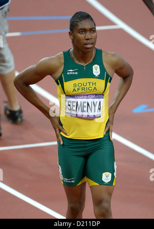 L'Afrique du Sud Caster Semenya. Athlétisme Banque D'Images