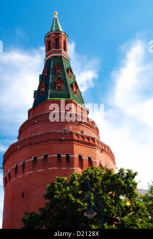 Arsenal d'angle Tour du Kremlin de Moscou Banque D'Images