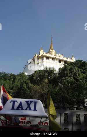 La montagne d'Or , temple Wat Saket à Bangkok , Thaïlande Banque D'Images