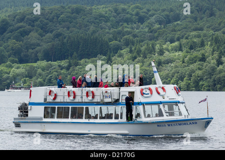 Mme Westmorland Windermere Lake Cruises bateau passager Banque D'Images