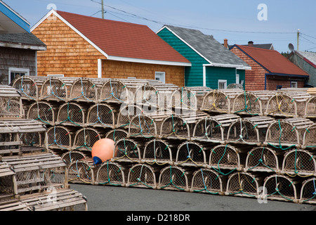 Cabanes de pêcheurs dans la région de Rustico, Prince Edward Island Banque D'Images