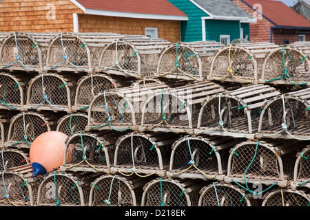 Cabanes de pêcheurs dans la région de Rustico, Prince Edward Island Banque D'Images