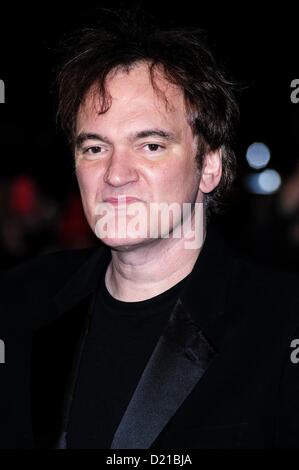 L'écrivain et réalisateur Quentin Tarantino assiste à la première UK de Django Unchained le 01/10/2013 à l'Empire Leicester Square, Londres. Les personnes sur la photo : Quentin Tarantino. Photo par Julie Edwards/Alamy Live News Banque D'Images