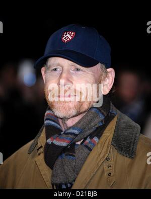 Réalisateur Ron Howard assiste à la première UK de Django Unchained le 01/10/2013 à l'Empire Leicester Square, Londres. Les personnes sur la photo : Ron Howard. Photo par Julie Edwards/Alamy Live News Banque D'Images