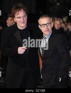 L'écrivain et réalisateur Quentin Tarantino assiste à la première UK de Django Unchained le 01/10/2013 à l'Empire Leicester Square, Londres. Les personnes sur la photo : Quentin Tarantino. Photo par Julie Edwards/Alamy Live News Banque D'Images