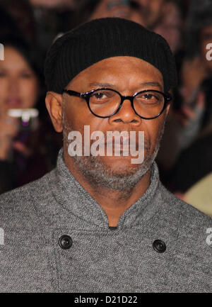 Samuel L Jackson - UK premiere de 'Django Unchained' à l'Empire Leicester Square, Londres - 10 janvier 2013 Photo par Keith Mayhew/Alamy Live News Banque D'Images