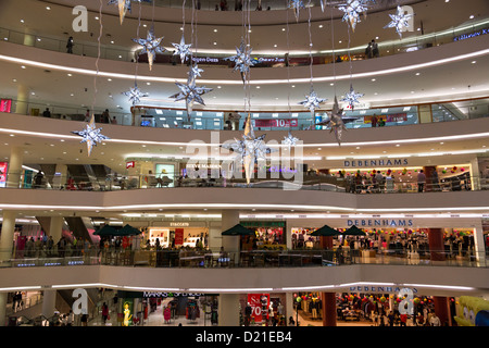 À l'intérieur de Senayan City Shopping Mall, Jakarta, Indonésie Banque D'Images