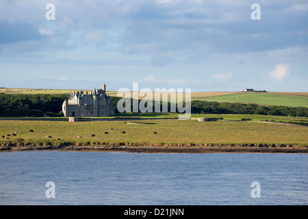 Balfour Castle country house hotel, Shapinsay Isla, îles Orcades, Ecosse, Royaume-Uni Banque D'Images