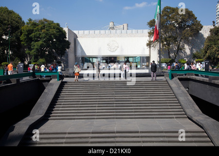 Museo Nacional de Antrolopogia à Mexico DF Banque D'Images