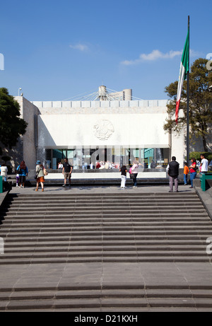 Museo Nacional de Antrolopogia à Mexico DF Banque D'Images