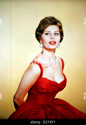 SOPHIA LOREN, actrice de cinéma italien à propos de 1970 Banque D'Images