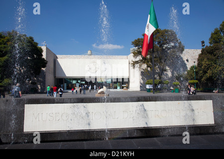 Museo Nacional de Antrolopogia à Mexico DF Banque D'Images