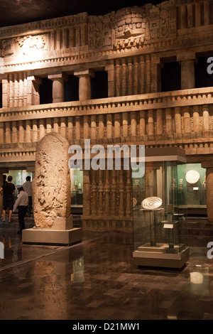 Museo Nacional de Antrolopogia à Mexico DF - Chambres Maya Banque D'Images