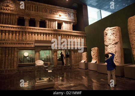 Museo Nacional de Antrolopogia à Mexico DF - Chambres Maya Banque D'Images