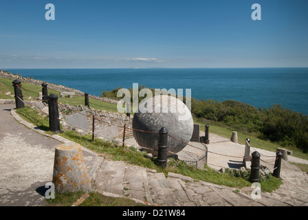 Grand Globe tête Durlston Country Park Banque D'Images