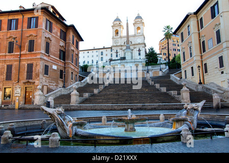 Piazza di Spagna Spanish Steps Rome Italie Banque D'Images