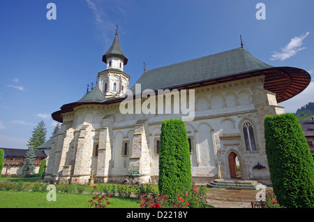 Le Monastère de Putna en Bucovine, construit par Etienne le Grand Banque D'Images