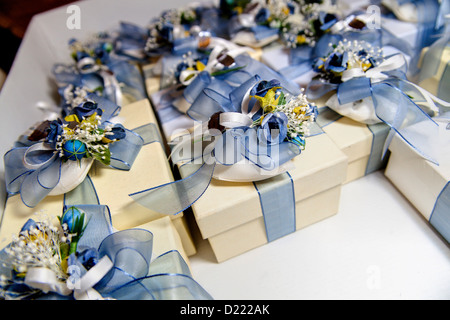 Cadeaux de mariage de Banque D'Images