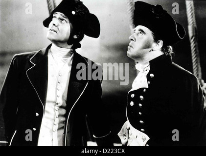 Meuterei Auf Der Bounty Mutinerie sur le Bounty Clark Gable, Charles Laughton William Bligh (Charles Laughton,r), Kapitaen der Banque D'Images