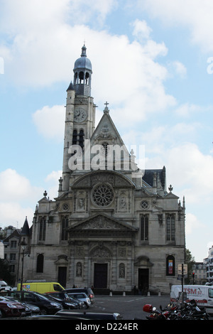 Eglise Saint Etienne du Mont, Paris, France Banque D'Images