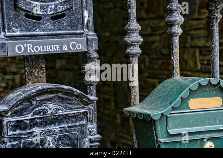 Close up letterbox en Irlande Banque D'Images