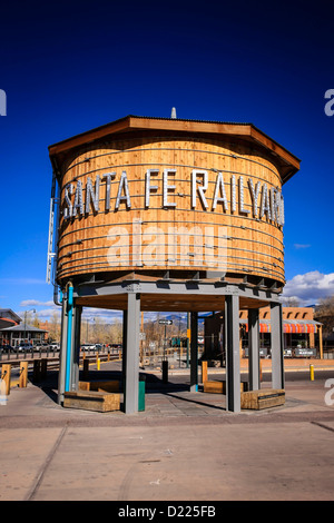 La gare de Santa Fe au Nouveau Mexique Banque D'Images