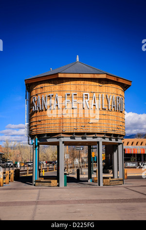 La gare de Santa Fe au Nouveau Mexique Banque D'Images