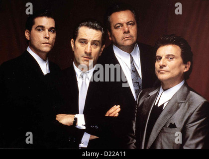 Amis - In der Mafia amis Ray Liotta, Robert De Niro, Paul Sorvino, Joe Pesci Der Film erzaehlt Banque D'Images